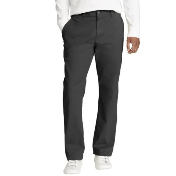 Eddie Bauer Men's 34x32 Canvas Utility Pants Gray Cotton Blend - Picture 1 of 8